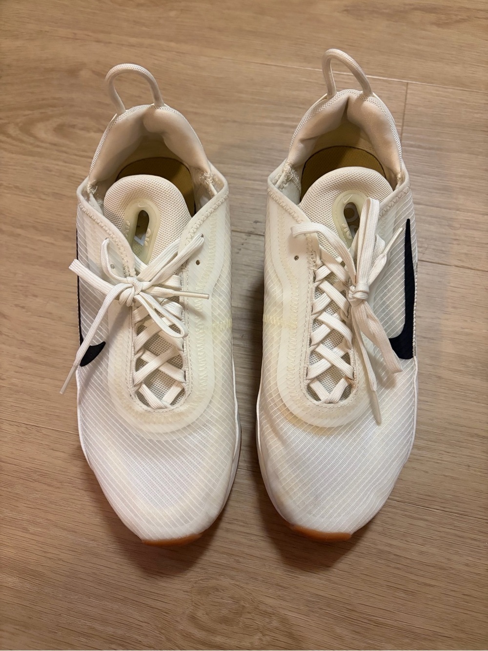 Nike Air Max 2090 Twist Sneakers in Fossil Gum Summit White (CW8610-100) - Picture 5 of 7